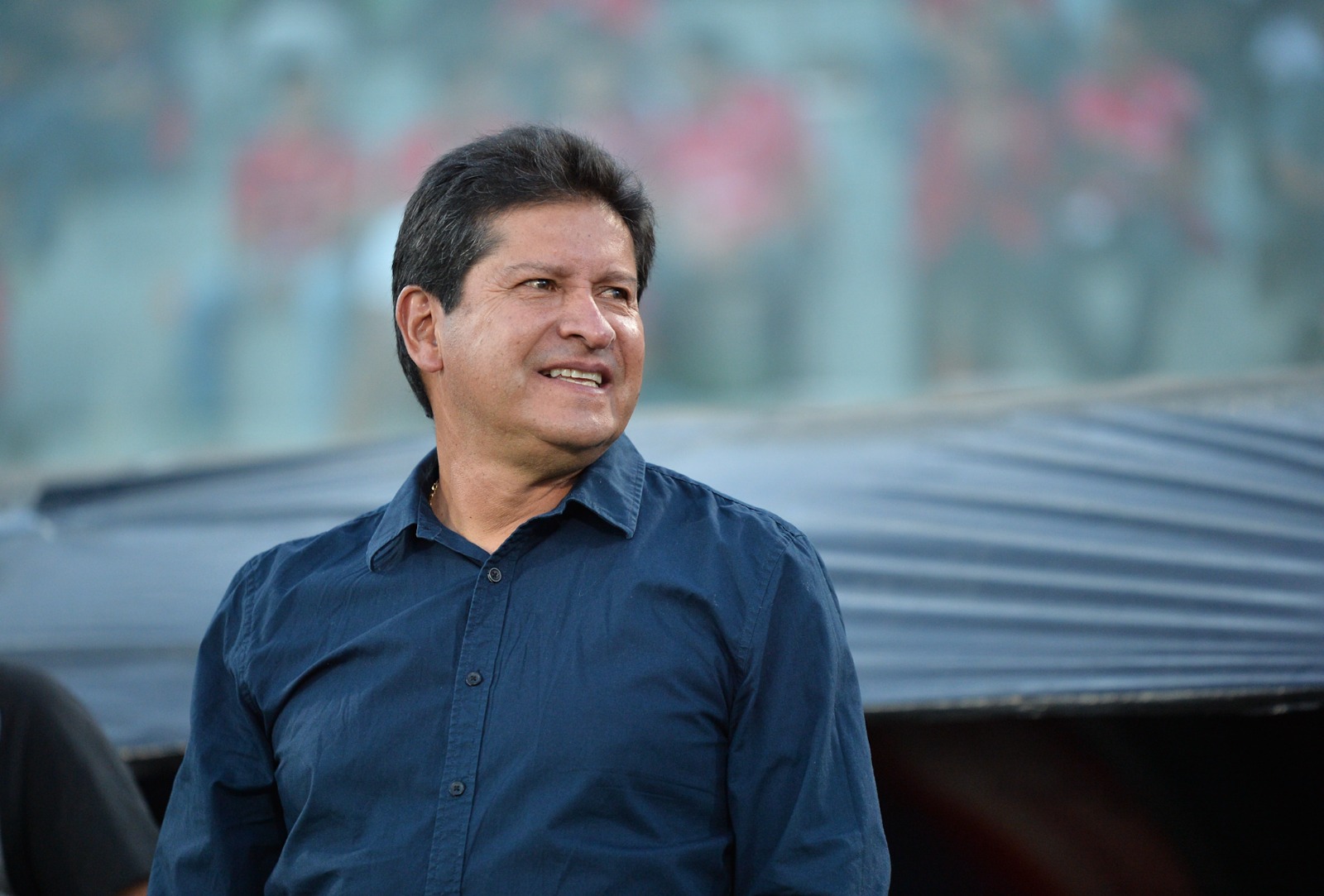 Entrenador boliviano en conferencia de prensa