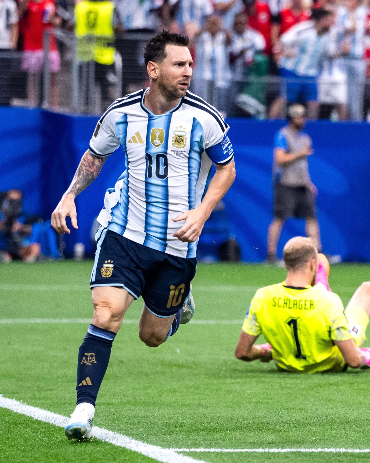 Lionel Messi celebrando en el Mundial 2026
